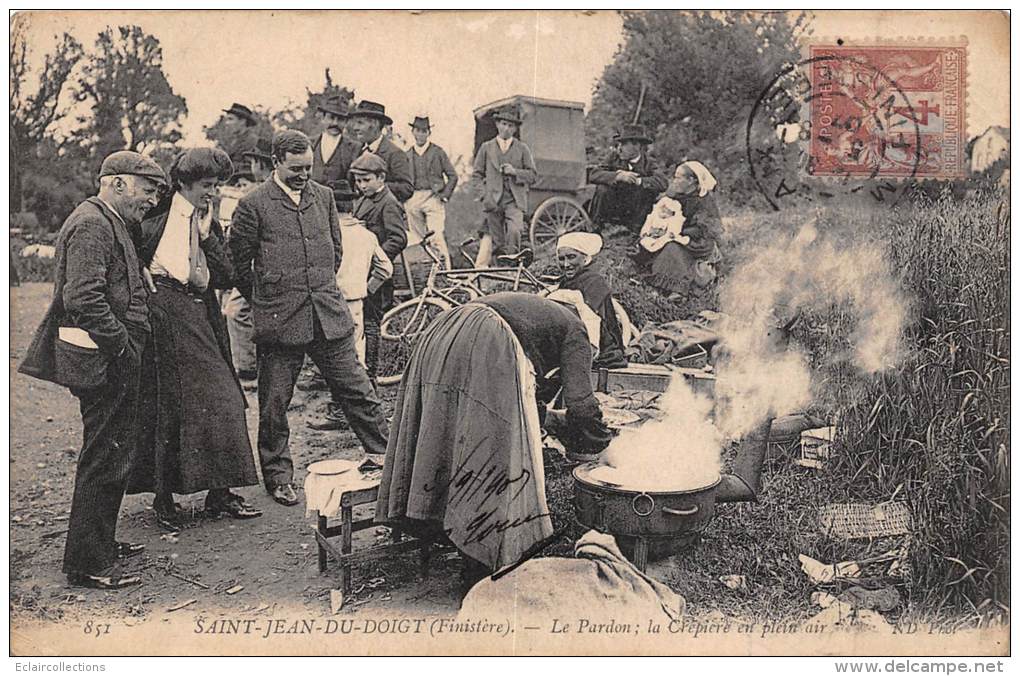 St Jean Du Doigt      29    Le Pardon. La Crépiêre En Plein Air - Saint-Jean-du-Doigt