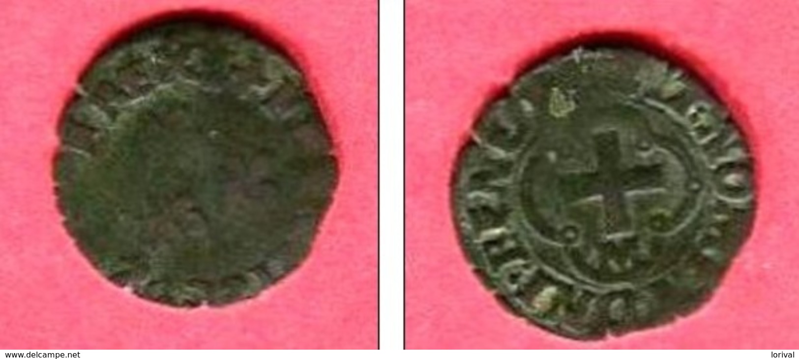 DOUBLE TOURNOIS  ( CI 1184) TB  22 - 1515-1547 Franz I. Der Ritterkönig