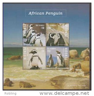 Gambia.2014, Penguins, Antarctic, MNH 20174 - Pingueinos