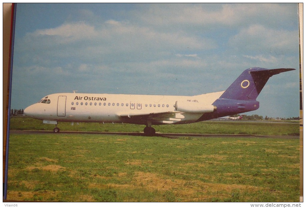 AIR OSTRAVA   FOKKER 28   OK IEL - 1946-....: Moderne