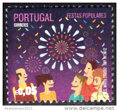 PORTUGAL - 2012 - Festas Tradicionais Portuguesas. Emissão Base (2º Grupo)   € 0,05   (o)  MUNDIFIL  Nº 4222 - Oblitérés