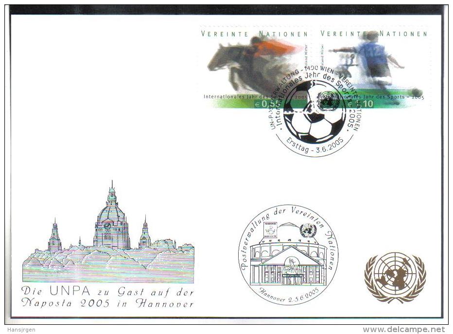 RTY13  UNO WIEN 2005  MICHL 441/42  WEISSE KARTE - White Cards - Autres & Non Classés