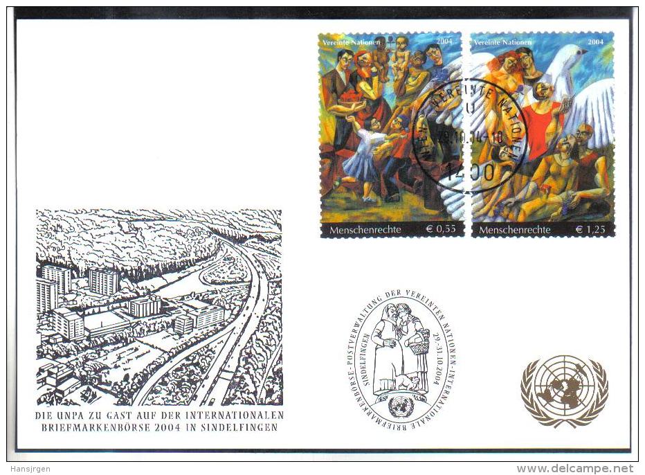 RTY15  UNO WIEN 2005  MICHL 430/31   WEISSE KARTE - White Cards - Autres & Non Classés