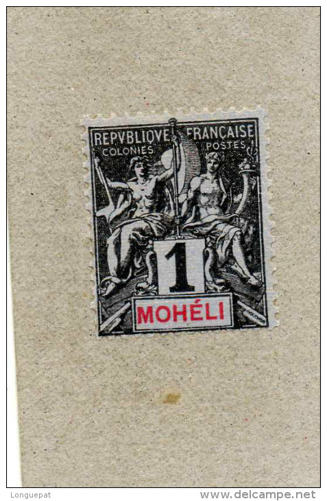 MOHELI : Allégories - "MOHELI"  En Rouge Dans Le Cartouche.- - Neufs