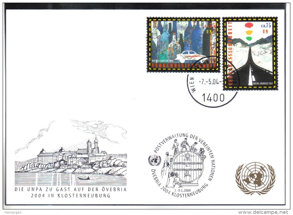 RTY17  UNO WIEN 2004  MICHL 417/18   WEISSE KARTE - White Cards - Andere & Zonder Classificatie