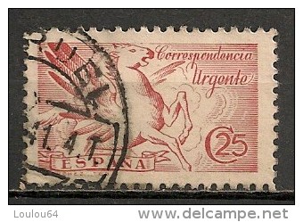 Timbres - Espagne - 1939 - Exprès - Urgente - 25  Cts - - Special Delivery