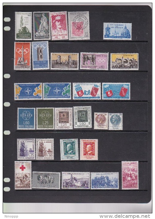 Italy 1959 29 Stamps MNH - 1946-60: Ungebraucht