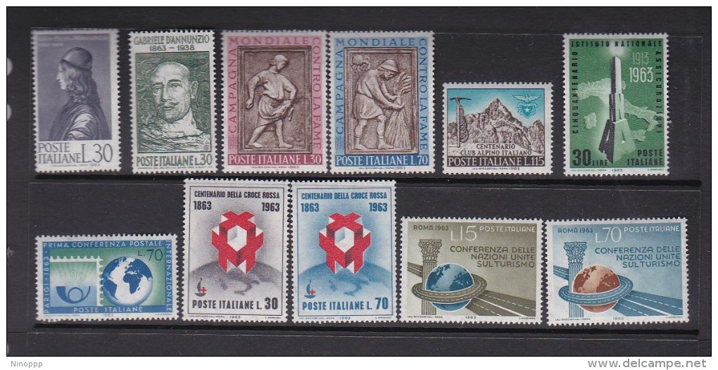 Italy 1963 19 Stamps - 1961-70: Mint/hinged