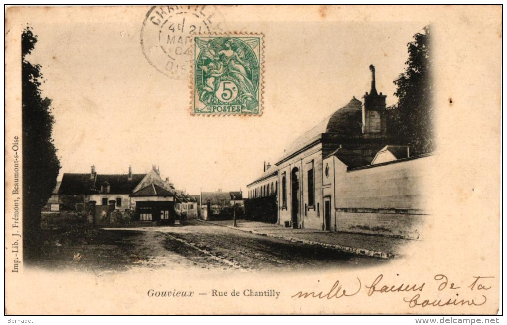 GOUVIEUX ... RUE DE CHANTILLY - Gouvieux