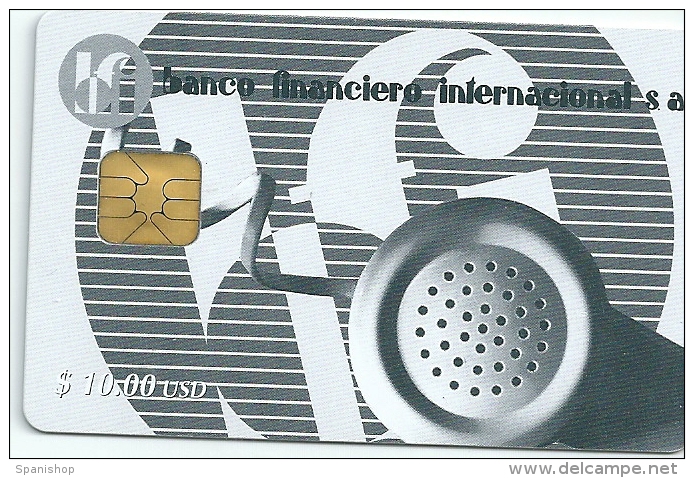 CUBA Phonecard Banco Financiero Internacional - Bank - Cuba