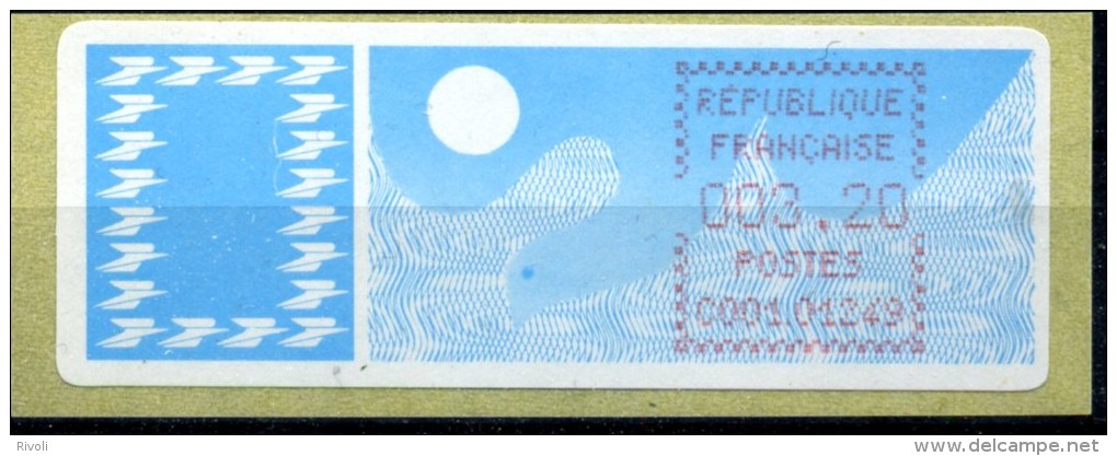 VIGNETTES Distributeurs TYPE A  N°90 ** - Cote 15,25€ - - 1985 « Carrier » Papier