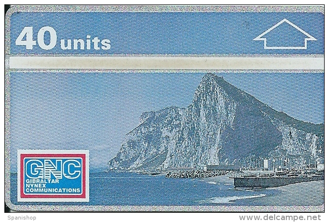 PHONECARD GIBRALTAR VIEW OF THE ROCK 40 UNITS - Gibraltar