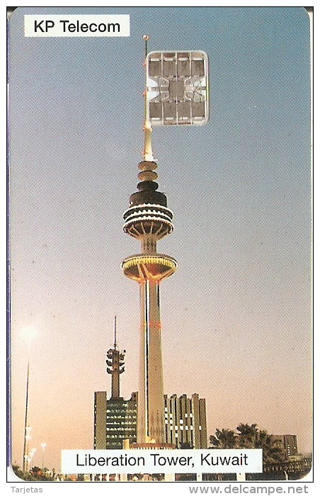 TARJETA DE KUWAIT DE LA TORRE DE TELECOMUNICACIONES LIBERATION (SATELLITE) - Astronomie