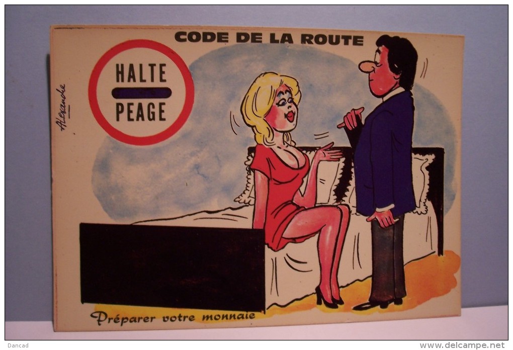 ALEXANDRE  - HUMOUR -- Code De La Route -Préparez Votre Monaie - Humor