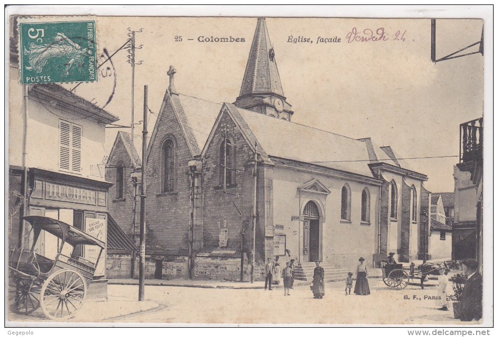 COLOMBES  - Eglise , Façade - Colombes