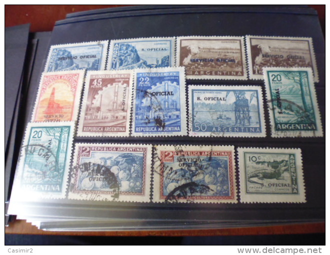 ARGENTINE TIMBRE DE COLLECTION   TIMBRES OBLITERES - Officials