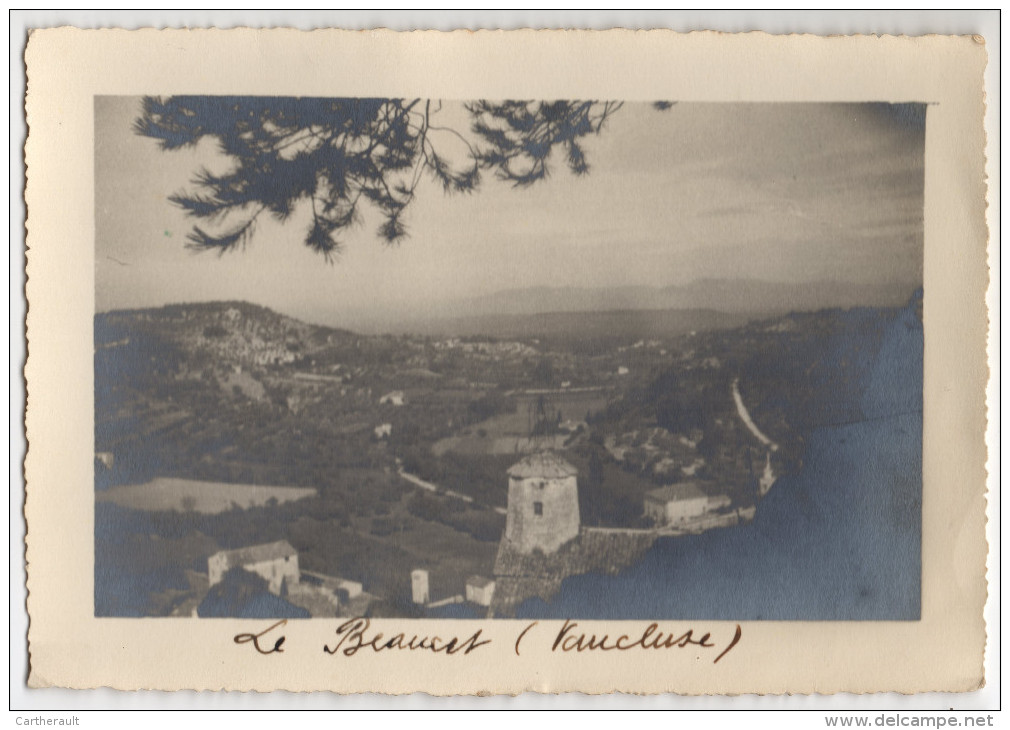 Carte Photo - 1939 - Le BEAUCET - Pernes Les Fontaines