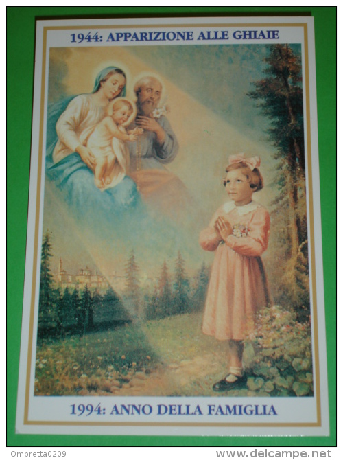 Anno 1944 Apparizione MADONNA Delle GHIAIE Torchio Bonate Sopra,Bergamo/Veggente ADELAIDE RONCALLI Cartolina NV - Devotion Images