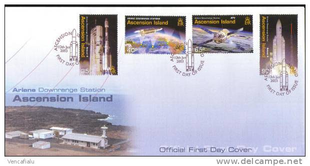 Ascension 2003 - Space Rocket, FDC - Africa