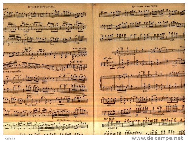 Partition Musicale Ancienne  Fantaisie Sur Le Petit Duc Opéra Comique De Ch. Lecocq Par E. Tavan BE - Opéra