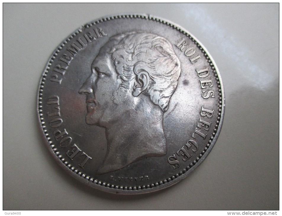 Belgium 5 Francs Mariage De Leopold II 1853 - 5 Francs