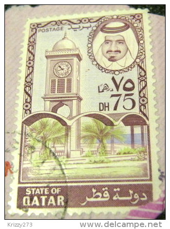 Qatar 1973 Sheikh Khalifa 75dh - Used - Qatar