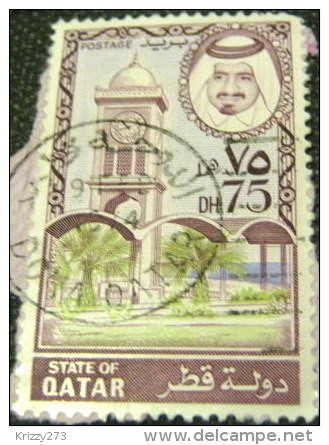 Qatar 1973 Sheikh Khalifa 75dh - Used - Qatar