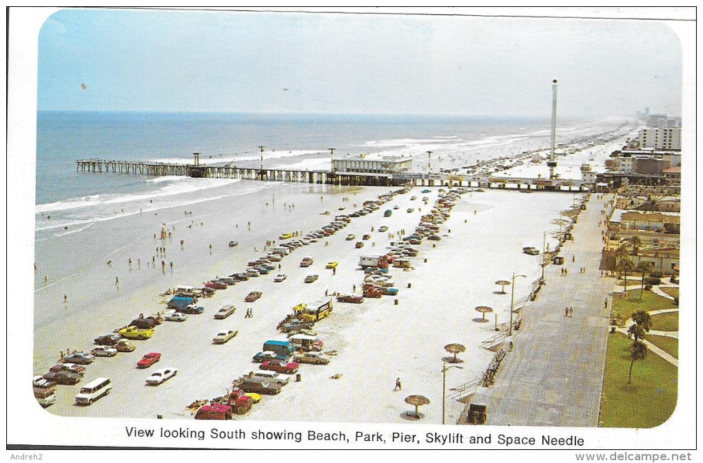 DAYTONA BEACH - ORMOND BEACH - FLORIDA -  SOUVENIR FOLDER OF DAYTONA & ORMOND BEACH - CARNET SOUVENIR - 13 PHOTOS - Daytona