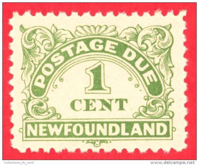 Canada Newfoundland # J1 - 1 Cent - Mint N/H - Dated  1939 - Postage Due /  Terre-Neuve - Fin De Catalogue (Back Of Book)