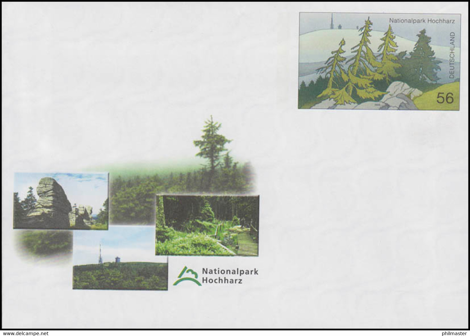 USo 39 Nationalpark Hochharz 2002, Postfrisch - Enveloppes - Neuves