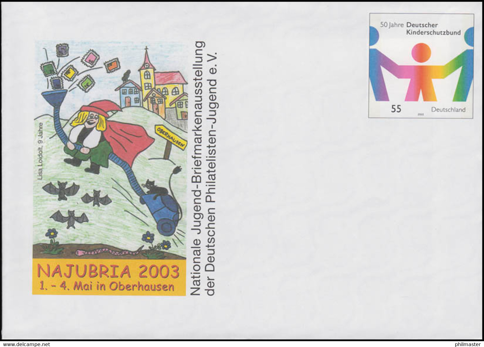 USo 57 NAJUBRIA 2003 Und 50 Jahre Deutscher Kinderschutzbund, ** - Covers - Mint