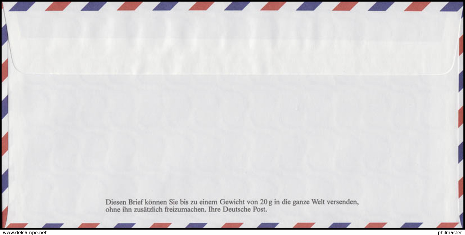 USo 3 Boddenlandschaft, Wz.1X, ** Postfrisch - Briefomslagen - Ongebruikt
