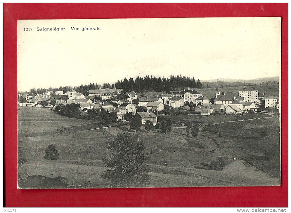 DSR-01 Saignelégier Franches-Montagnes. Vue Générale, Non Circulé - Saignelégier