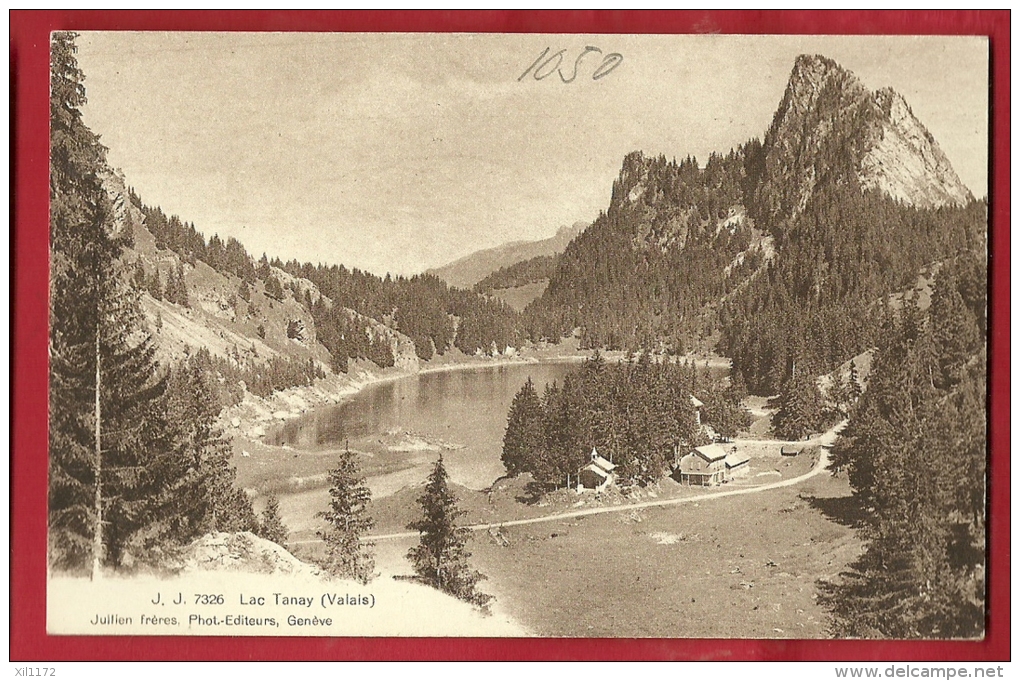 DSR-22  Lac Tanay Et Les Jumelles Sur Vouvry. Non Circulé. Jullien Et Porchet Hotel Du Lac - Vouvry