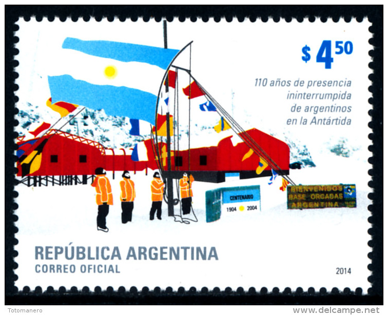 Argentina En Antártida 2014 - 110 Años De Permanencia Ininterrumpida De Los Argentinos En La Antártida - Antarctic Expeditions