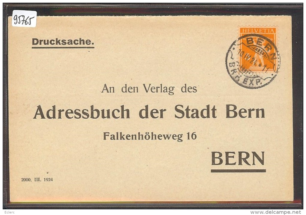 DRUCKSACHE - ADRESSBUCH DER STADT BERN - TB - Bern