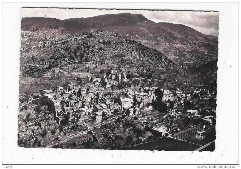 CPSM 26 - MONTBRUN-les-BAINS - Vue Générale - TB PLAN D'ensemble Du Village Avec Détails Des Maisons Oblitération - Autres & Non Classés