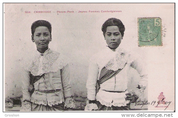 CAMBODGE 1664 PHNOM PENH JEUNES FEMMES CAMBODGIENNES - Cambodja