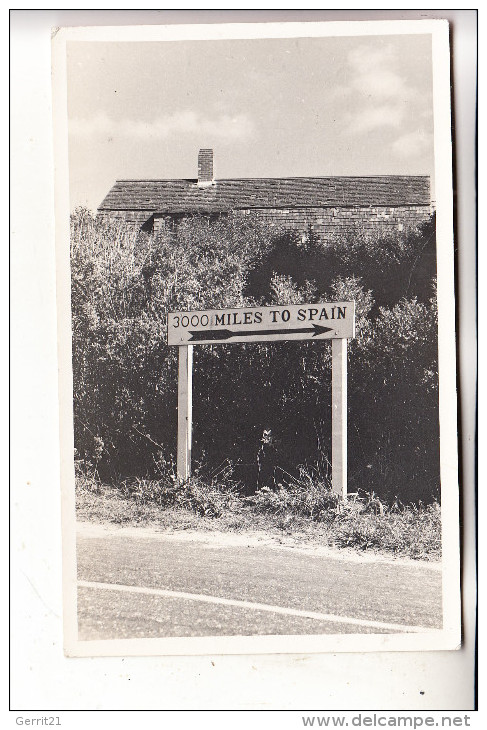 USA - MASSACHUSETTS - NANTUCKET, Photo-AK, 1951, 3000 Miles To Spain - Nantucket