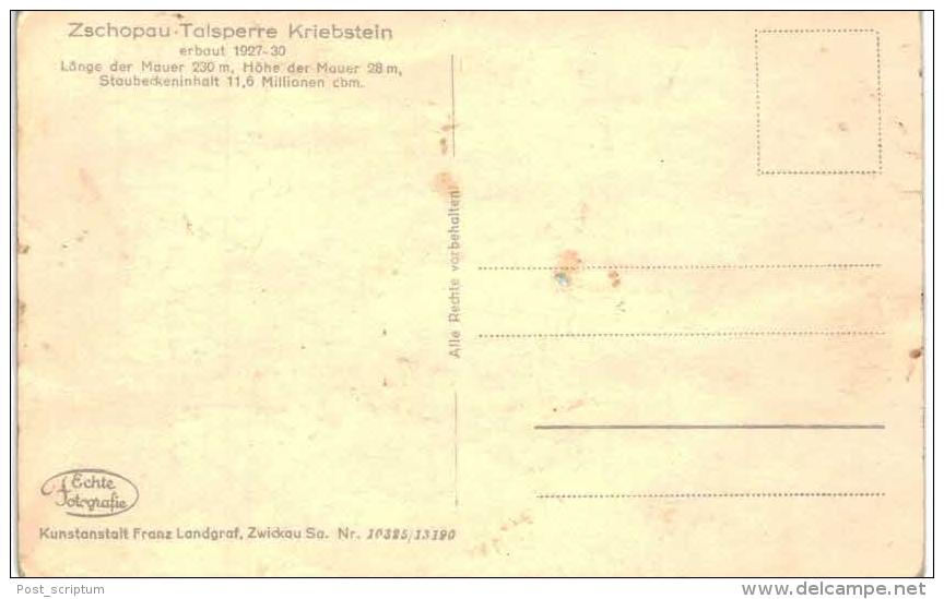 Allemagne - Zschopau - Talsperre Kriebstein - Zschopau