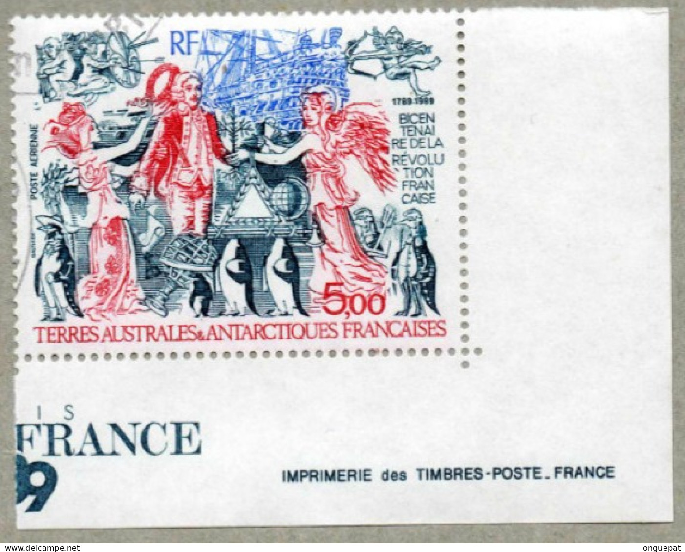 T.A.A.F: Bicentenaire De La Révolution Française - "Philexfrance 89" - Exposition Philatélique à Paris - - Used Stamps