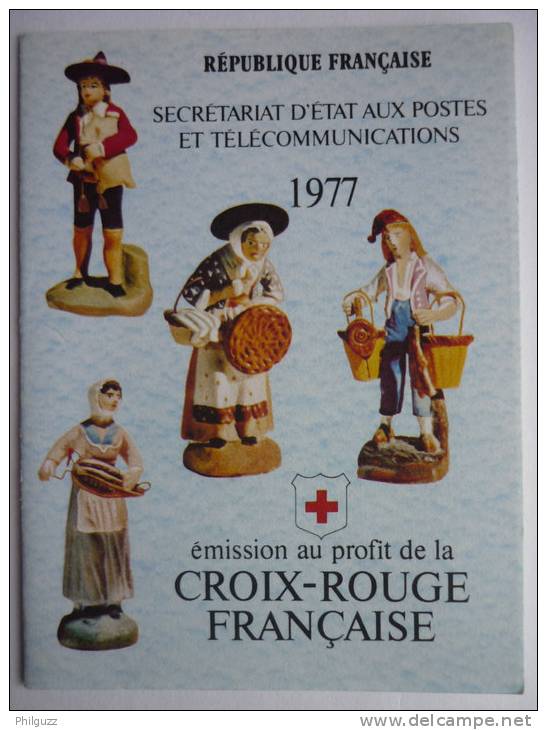 FRANCE 1977 CARNET CROIX-ROUGE YVERT N°2026 NEUF ** LES SANTONS - Croix Rouge