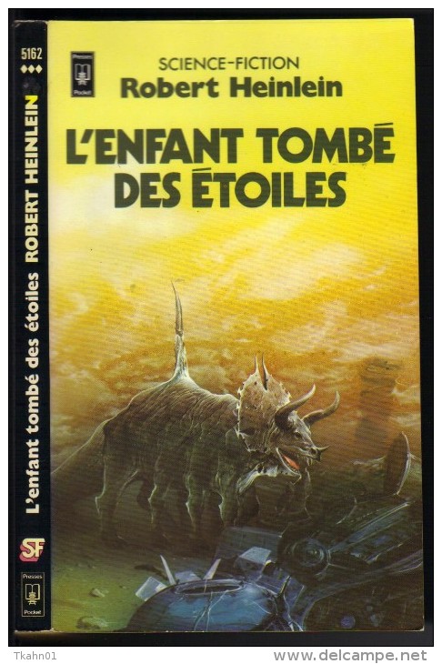PRESSES-POCKET N° 5162 " L'ENFANT TOMBE DES ETOILES   " HEINLEIN  DE 1983 - Presses Pocket
