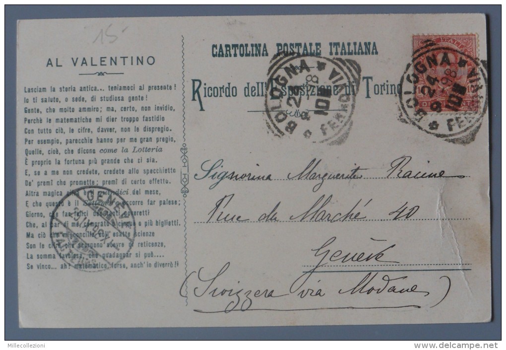 X1233)  Ricordo Esposizione Torino -   Viaggiata 1898 - Expositions