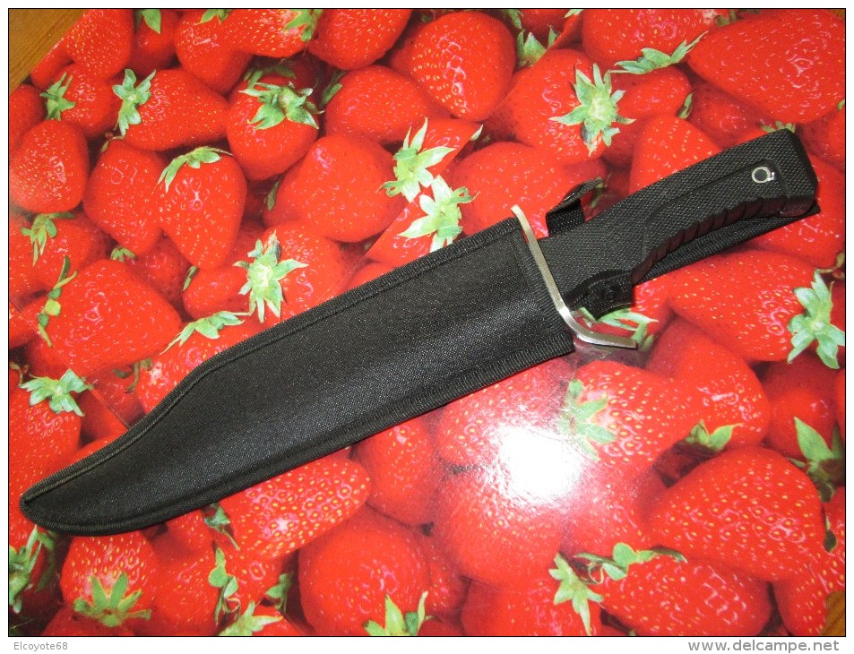 Couteau Fourreau Noir - Armes Blanches