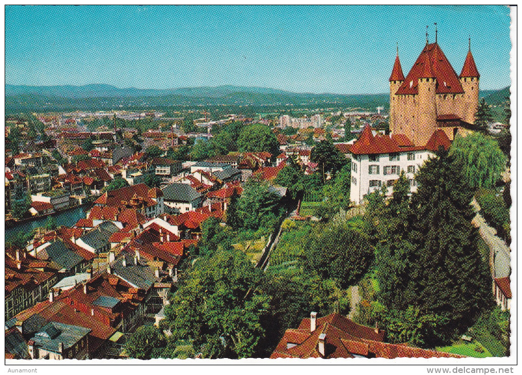 Suiza--Berne--1969--Thun--Vue Generale Avec Le Chateau--Ballon---Thun-a,Paris, Francia - Castillos