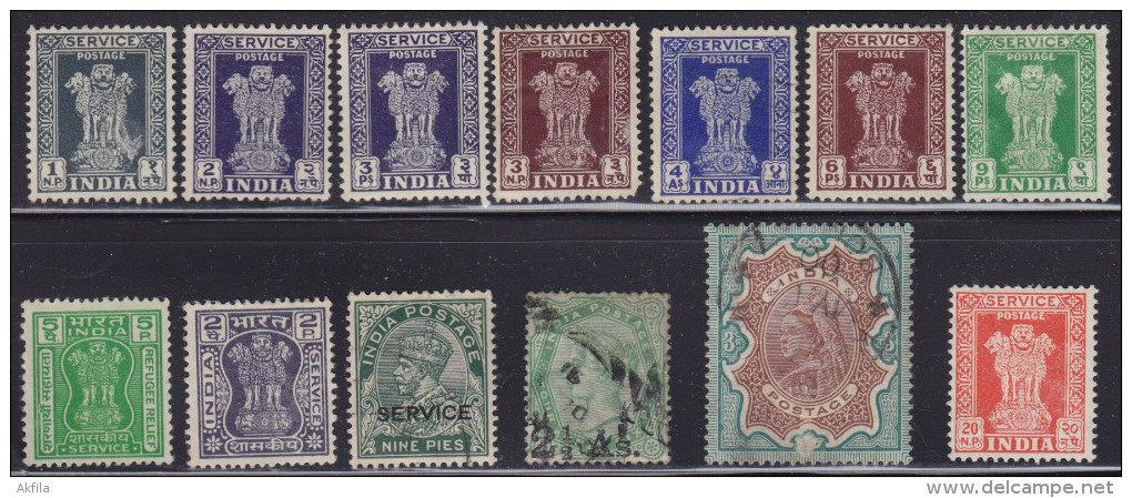 India, Old Stamp Accumulation - Autres & Non Classés