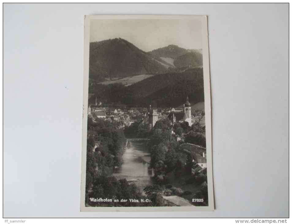 AK / Echtfoto. 1932. Waidhofen A. D. Ybbs. Verlag P. Ledermann Wien. - Waidhofen An Der Ybbs