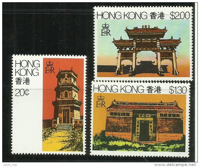 Hong Kong 1980 Temple MNH - Nuevos