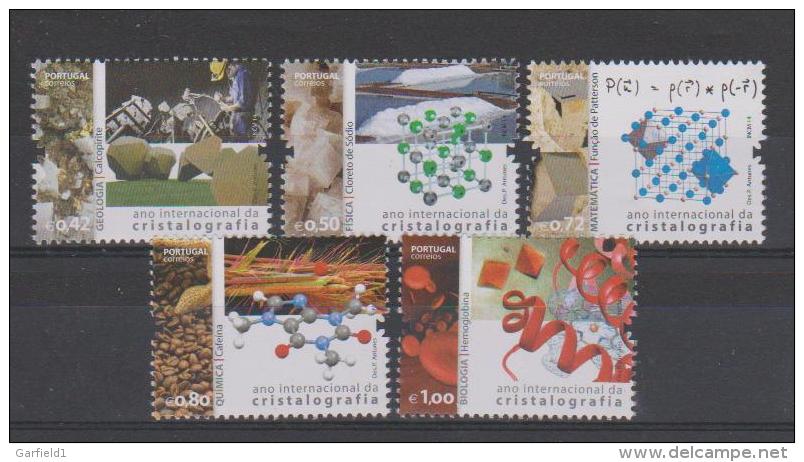 Portugal 2014  Mi.Nr. 3957 / 61 ,  Ano Internacional Da Cristalografia -Postfrisch / MNH / (**) - Ungebraucht